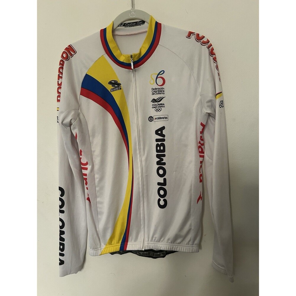 Suarez Columbian Cycling Team Race jersey Jacket Mens Size large